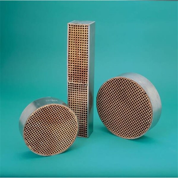 Integra Miltex Condar Company CC-001 6 Inch Round X 2 Inch Catalytic Combustor 25 Cells/sq Inch 41710 - main